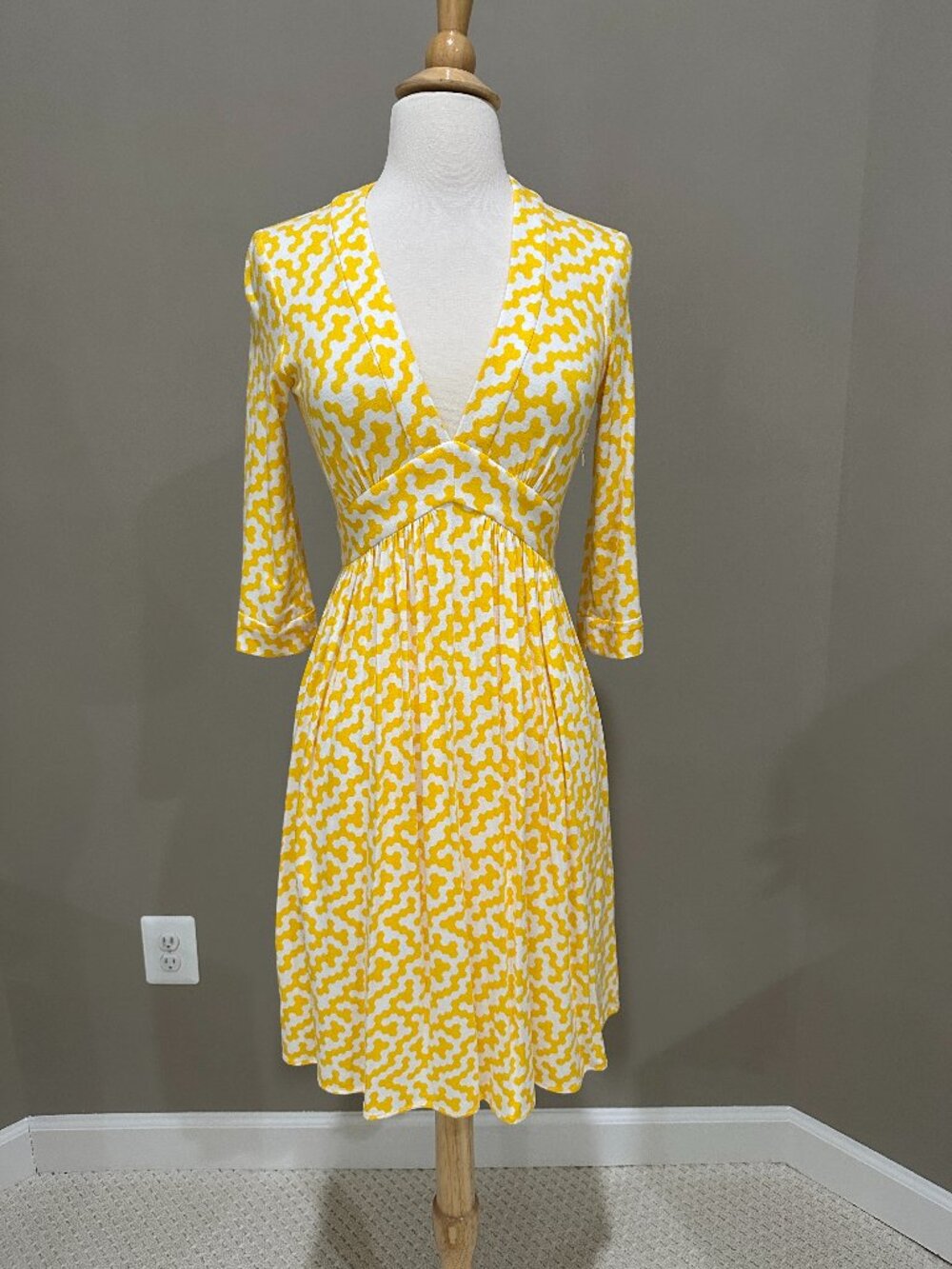 Milly 3/4 sleeves flowy summer dress